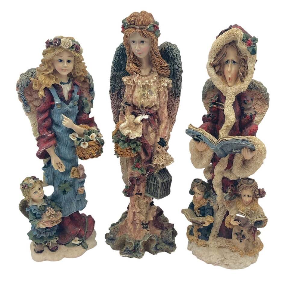 Vintage Boyds Bears and Friends Angel Themed Limited Editions 90's Figures (3)